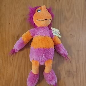 Kohl's Cares Dr Seuss Wocket In My Pocket Pink Orange Plush Medium Stuffed Toy